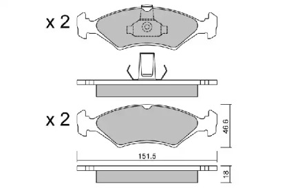 Запчасти для ТО AISIN для MAZDA 121 III (JASM, JBSM) 1.8 D